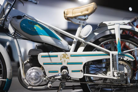 Vintage Moped Display