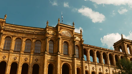 Historic Building Under Blue Sky