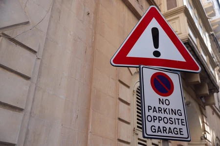 Urban Warning Sign
