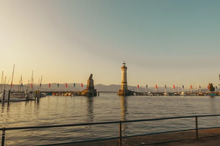 Sunset at the Harbor Entrance