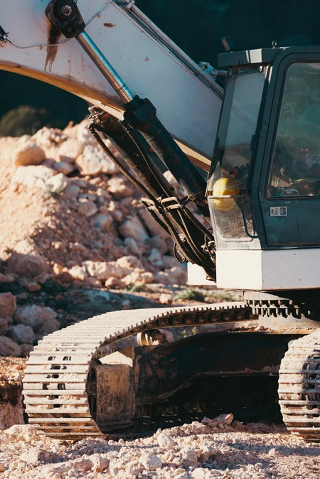 Excavator in Action