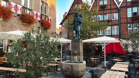 Charming European Courtyard