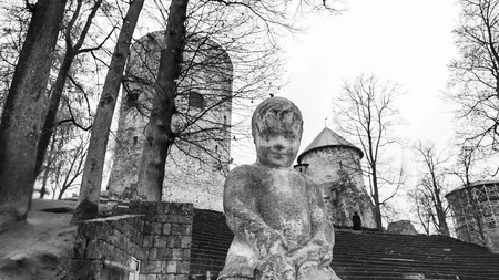 Historic Castle and Statue