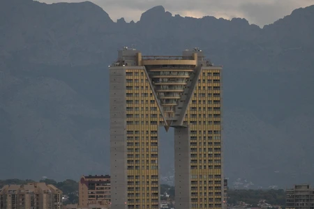 Unique Twin-Tower Skyscraper