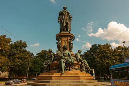 Historic Monument in Urban Setting