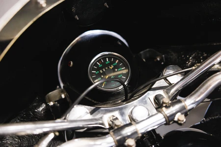 Motorcycle Speedometer Close-up