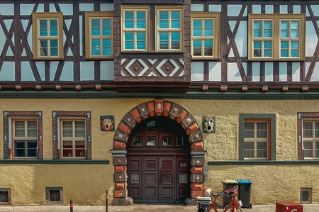 Historic Half-Timbered Building