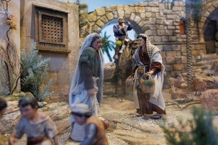 Historical Village Diorama