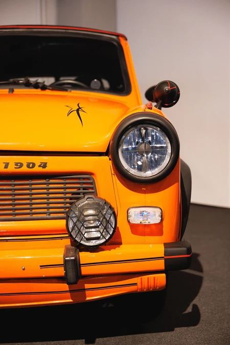 Vintage Orange Car