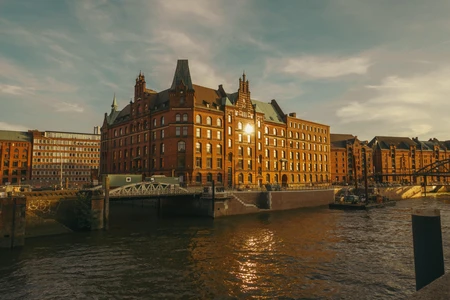 Historic Building by the River