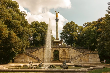 Majestic Monument in Park