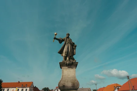 Historic Monument Under Blue Sky