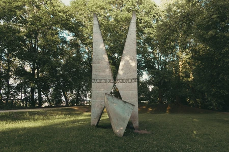 Modern Sculpture in Park