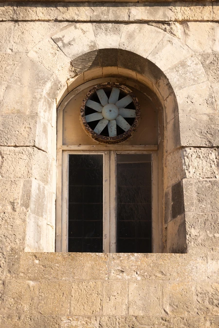 Historic Stone Window with Vent