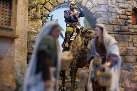 Historical Caravan Scene