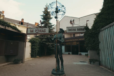 Statue Outside Theater