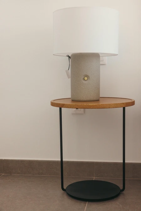 Minimalist Lamp and Table