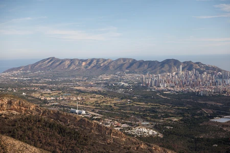 Expansive Mountain Cityscape