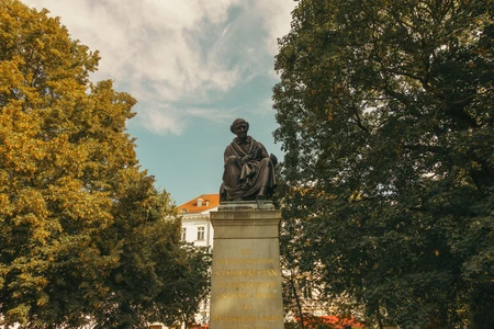 Statue in a Park