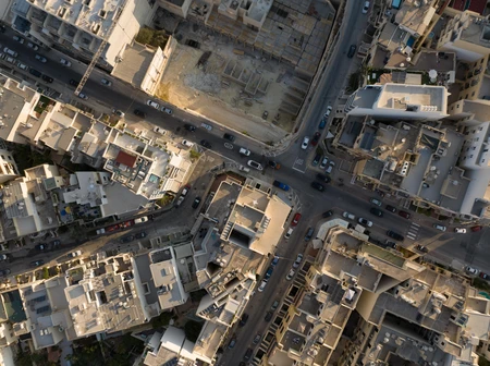 Urban Aerial View