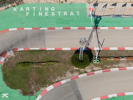 Aerial View of Karting Track