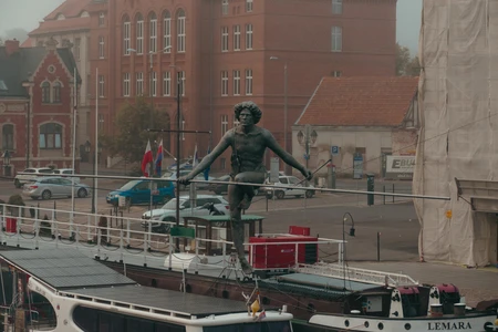 Statue by the Dock