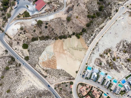 Aerial View of a Residential Area