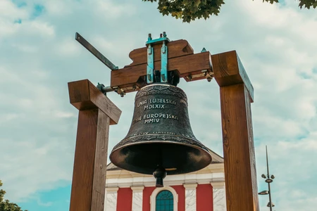 Historic Bell in Urban Setting