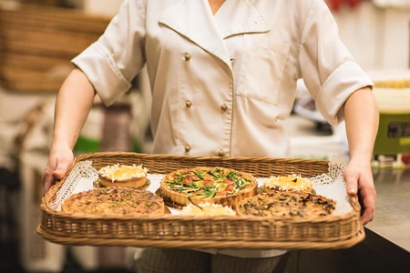 Gourmet Tart Presentation