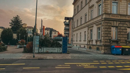Quiet Urban Street Scene