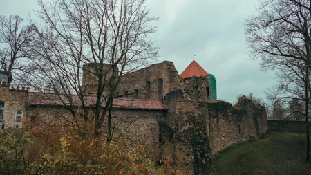 Ancient Fortress in Autumn