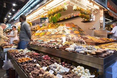 Vibrant Market Confectionery Stall