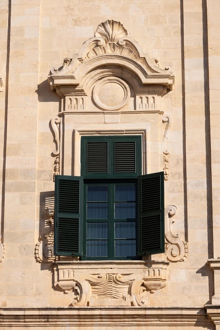 Ornate Window Facade