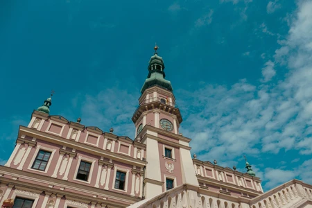 Historic Architecture against Blue Sky