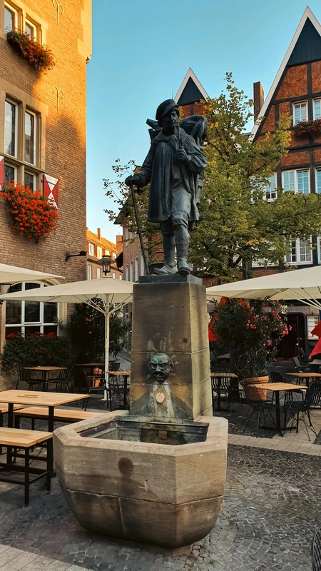 Historic Fountain in Urban Setting