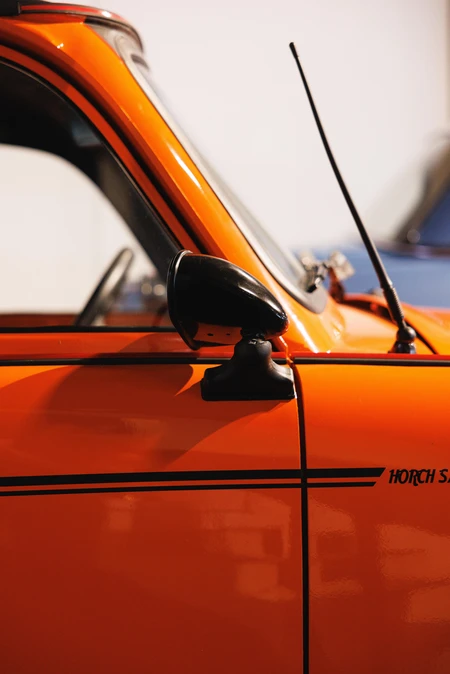 Vintage Orange Car