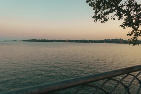 Lakeside Sunset View
