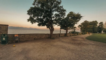 Tranquil Seaside Pathway