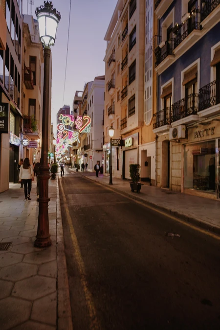Evening Street Scene