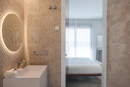 Modern Bathroom and Bedroom Interior