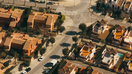 Aerial View of Suburban Neighborhood