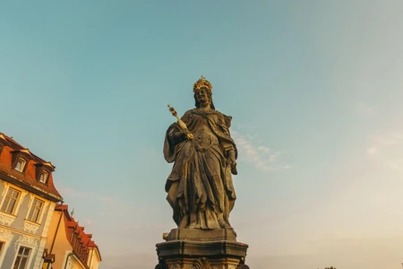 Majestic Statue in Urban Setting