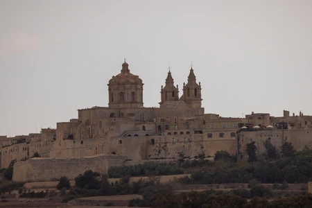 Historic Fortress under Dusky Skies