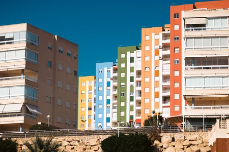 Colorful Apartment Buildings