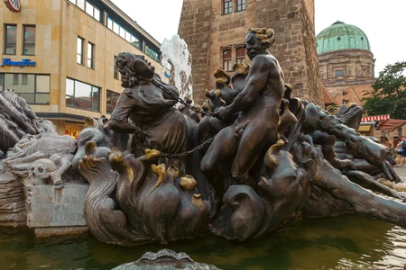 Historic Fountain Scene