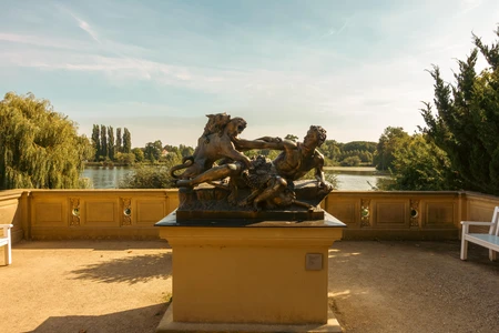 Serene Lakeside Sculpture