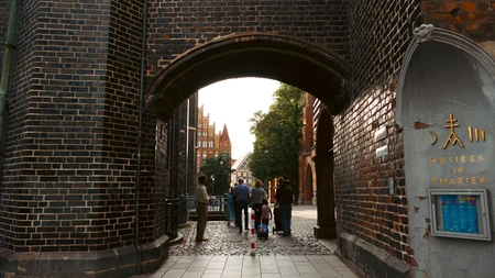 Historic Archway Scene