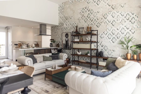 Trendy Living Room Interior