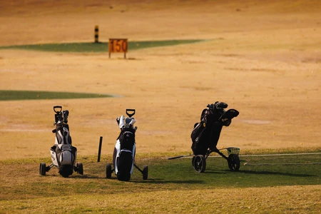 Golf Course with Equipment