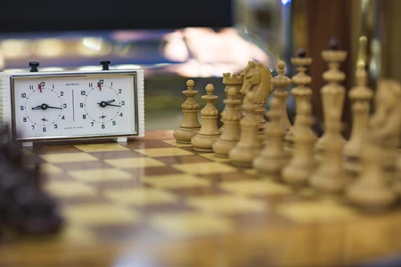 Chess Setup with Clock